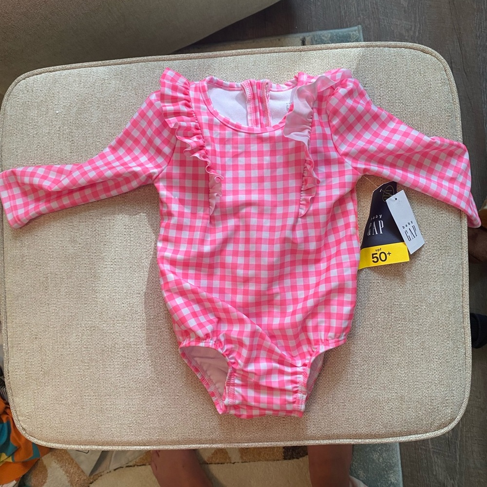 NWT gap one piece zipper swimsuit